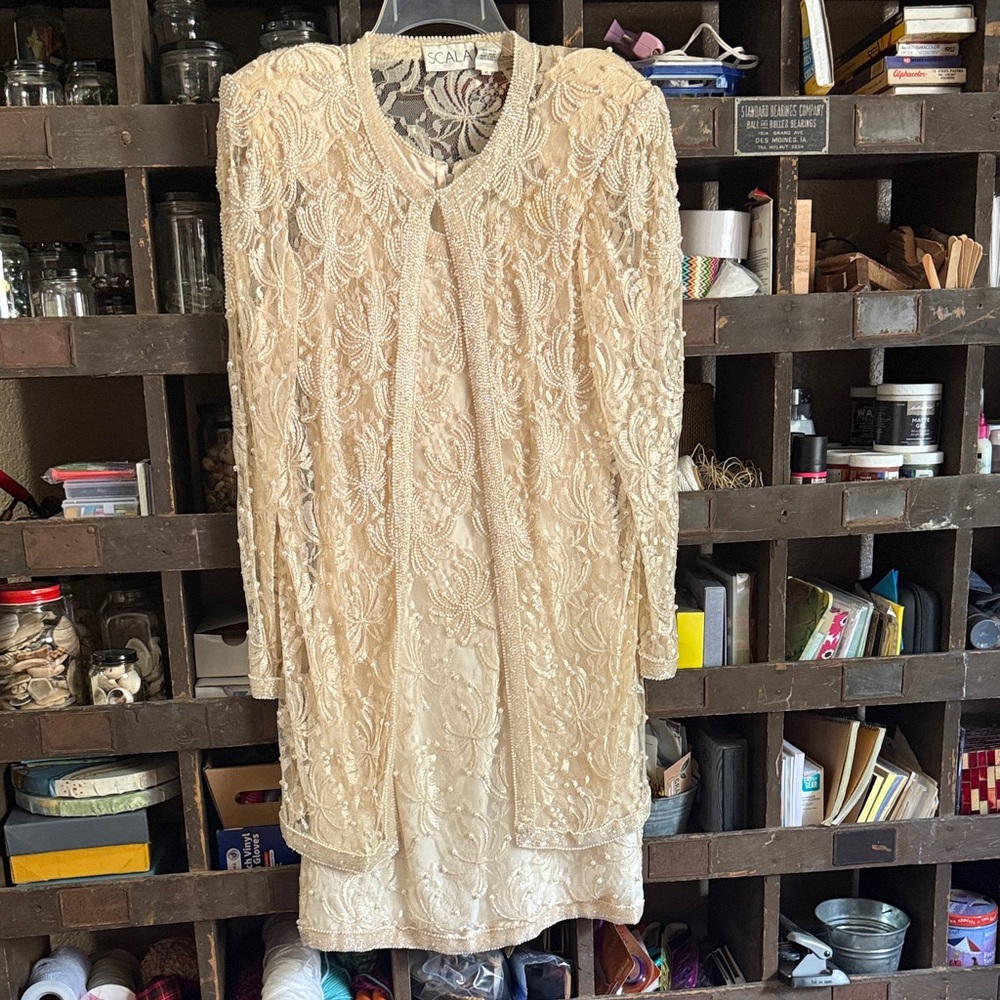 Vintage beaded dress